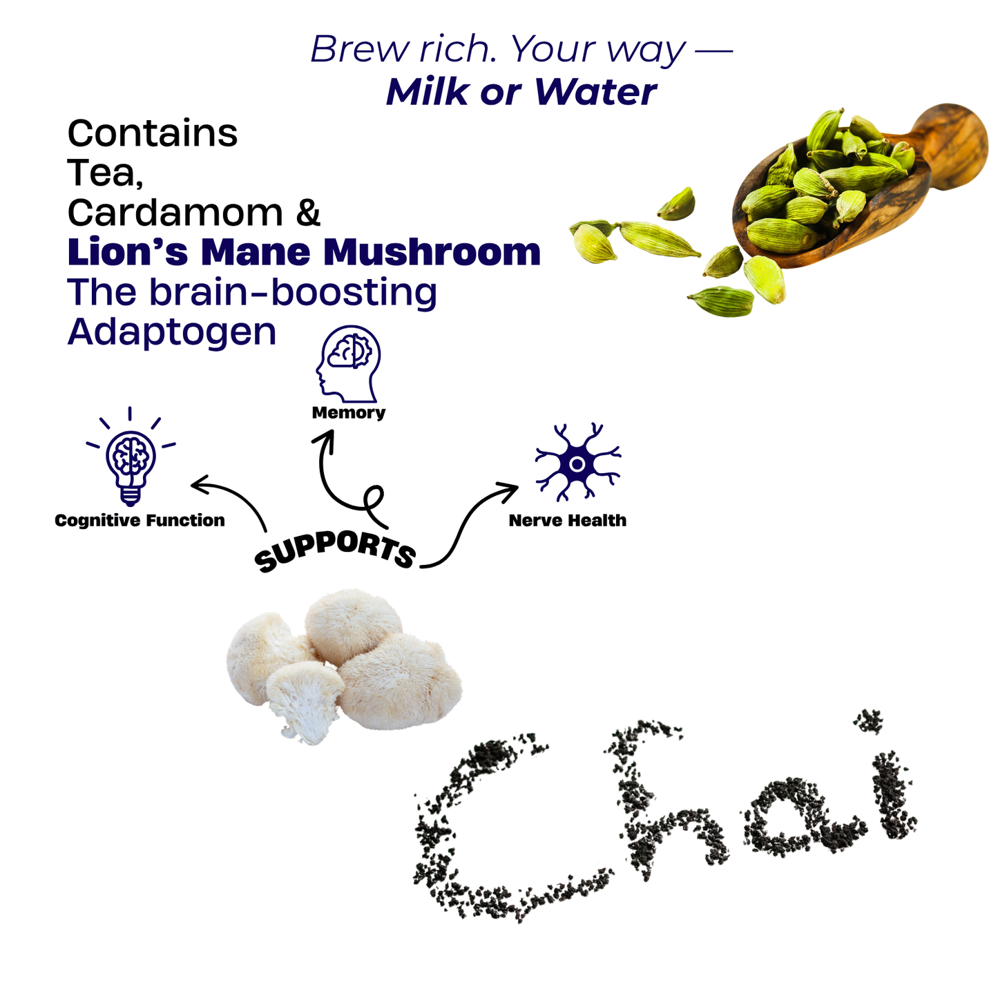 Chai Plus Ritual Bundle - Organic Red Reishi + Lion's Mane (90g +90g)