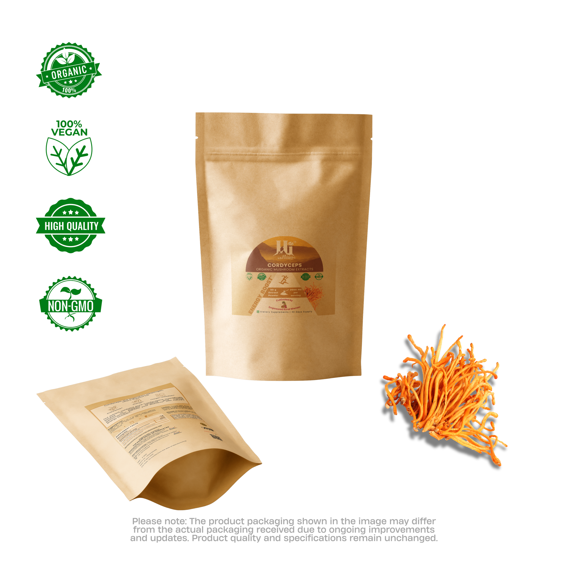 Cordyceps Extract Powder India (Keeda Jadi) – Stamina, Himalayan, Eco-Friendly
